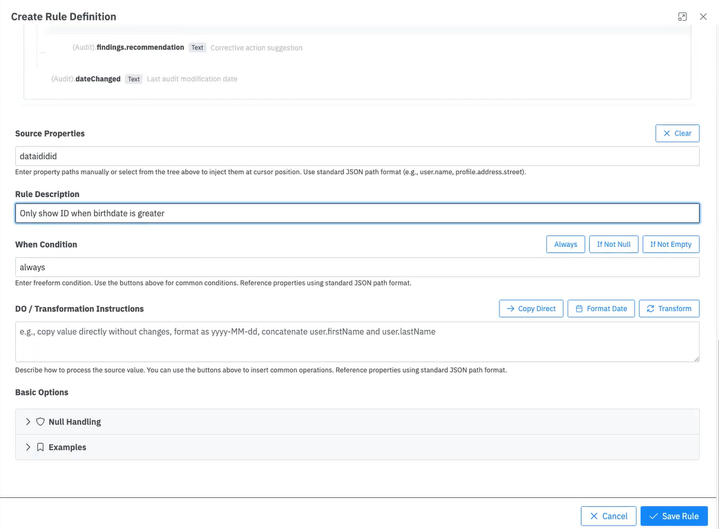 edit a custom natural language condition